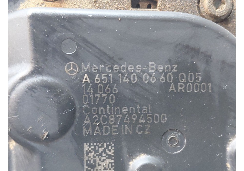 Recambio de valvula egr para mercedes-benz clase b (w246) b 200 cdi (246.208) referencia OEM IAM A6511400660  