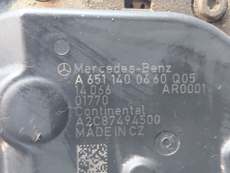 Recambio de valvula egr para mercedes-benz clase b (w246) b 200 cdi (246.208) referencia OEM IAM A6511400660  