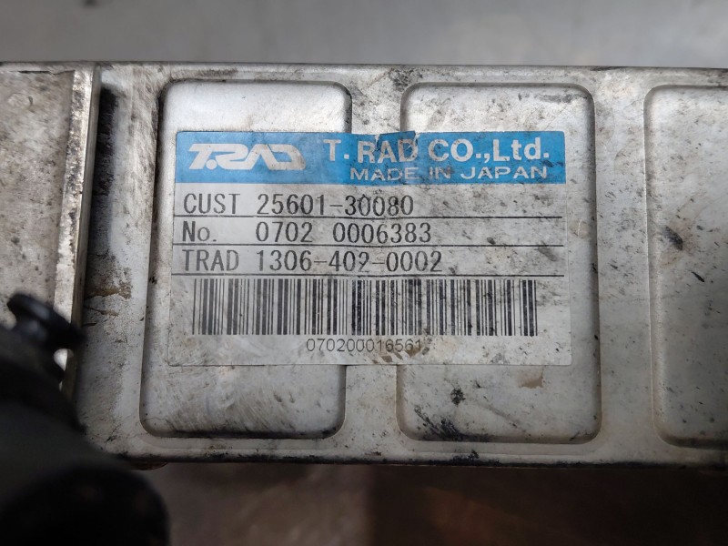 Recambio de enfriador egr para toyota hilux (kun) extra cab 4x4 referencia OEM IAM 2560130080  