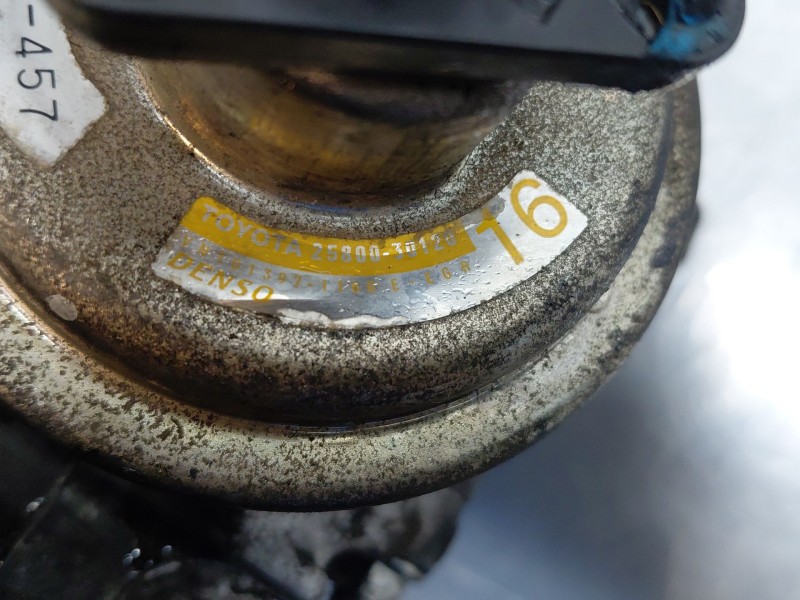 Recambio de valvula egr para toyota hilux (kun) extra cab 4x4 referencia OEM IAM 2580030120  