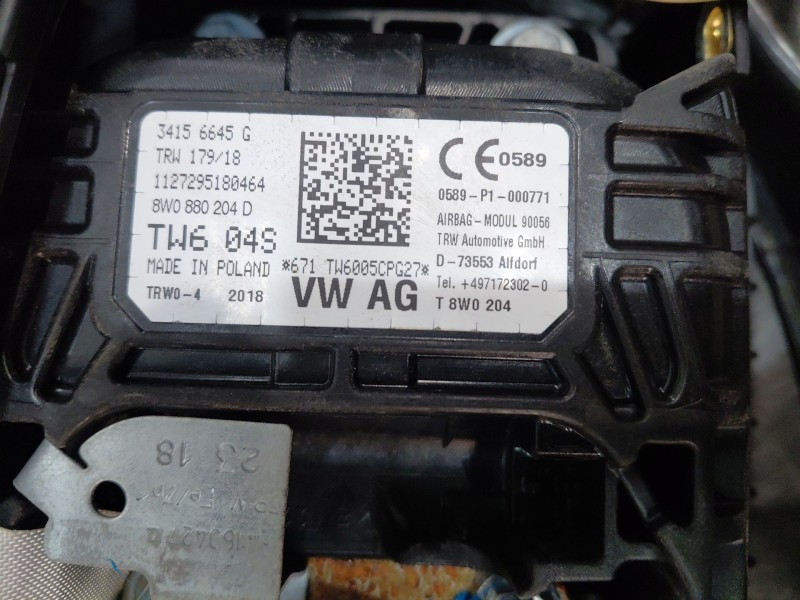 Recambio de kit airbag para audi a4 avant (8w5) s line referencia OEM IAM   