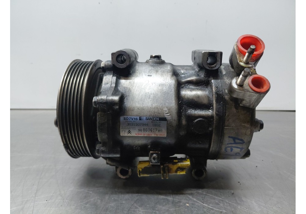 Recambio de compresor aire acondicionado para citroën xsara picasso (n68) 1.6 hdi referencia OEM IAM 9686061780  
