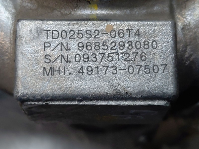 Recambio de turbocompresor para citroën xsara picasso (n68) 1.6 hdi referencia OEM IAM 375Q4 9685298080 