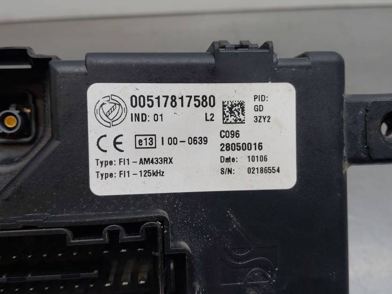 Recambio de modulo confort para fiat punto (199) dynamic referencia OEM IAM 00517817580  