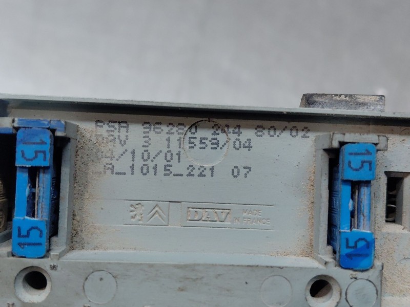 Recambio de caja reles / fusibles para citroën xsara picasso (n68) 2.0 hdi referencia OEM IAM 9628024480  