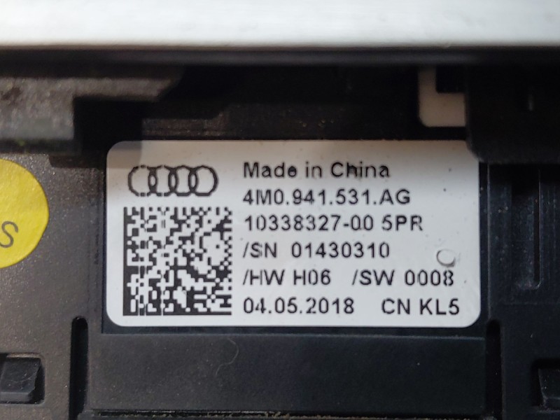 Recambio de mando luces para audi a4 avant (8w5) s line referencia OEM IAM   