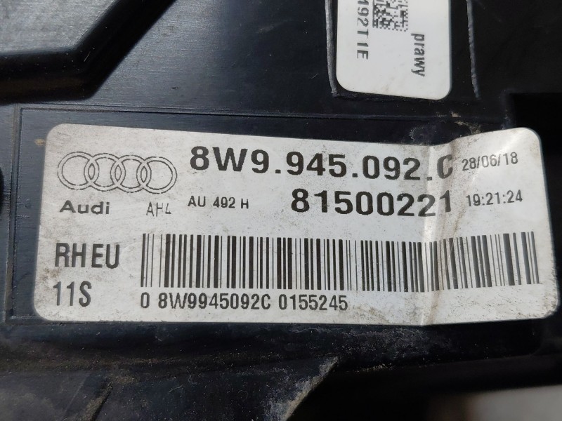 Recambio de piloto trasero derecho para audi a4 avant (8w5) s line referencia OEM IAM   