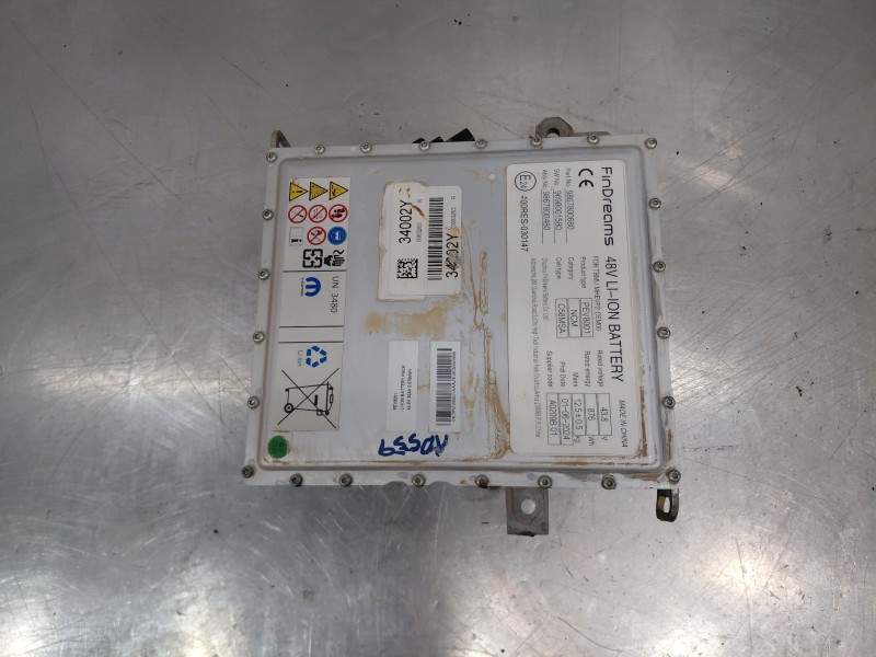 Recambio de bateria para opel corsa f hybrid referencia OEM IAM 9867800480 9867800680 9698001580