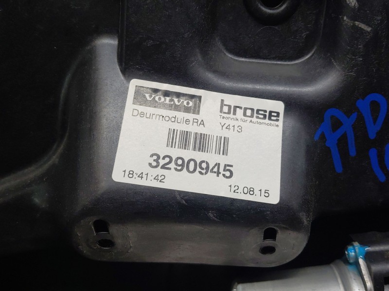 Recambio de elevalunas trasero derecho para volvo xc60 momentum referencia OEM IAM 30791020 3290945 
