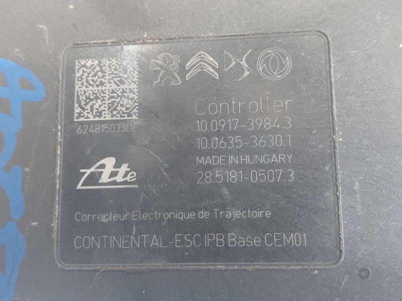 Recambio de abs para opel corsa f hybrid referencia OEM IAM 1694010680 9860815280 