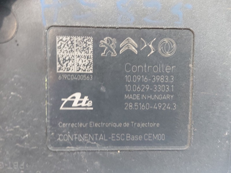 Recambio de abs para opel corsa f (p2jo) 1.2 (68) referencia OEM IAM 1693232180 9836177780 