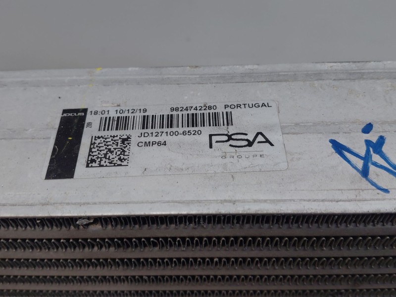 Recambio de intercooler para opel corsa f (p2jo) 1.2 (68) referencia OEM IAM 9824742280  