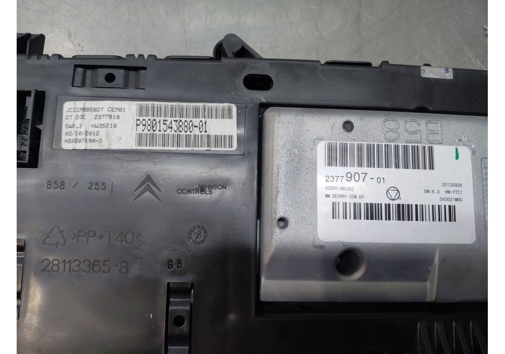 Recambio de cuadro instrumentos para citroën c4 grand picasso i (ua_) 1.6 hdi 110 referencia OEM IAM   