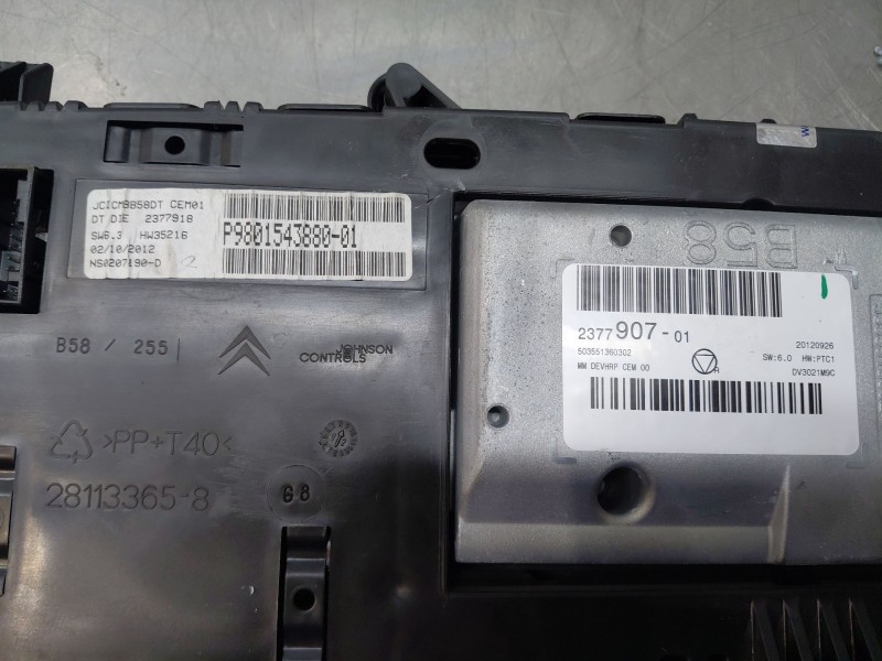 Recambio de cuadro instrumentos para citroën c4 grand picasso i (ua_) 1.6 hdi 110 referencia OEM IAM   