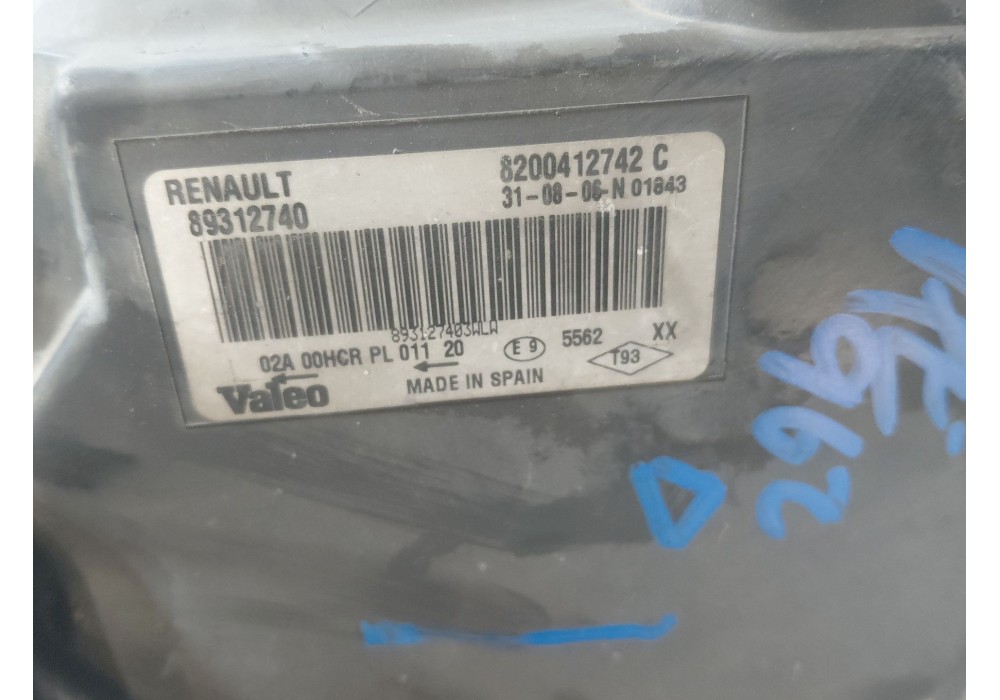 Recambio de faro derecho para renault megane ii coupé-cabriolet (em0/1_) 1.6 16v referencia OEM IAM   