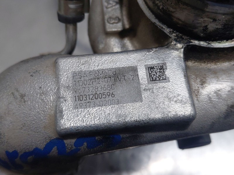 Recambio de turbocompresor para peugeot 207/207+ (wa_, wc_) 1.4 hdi referencia OEM IAM   