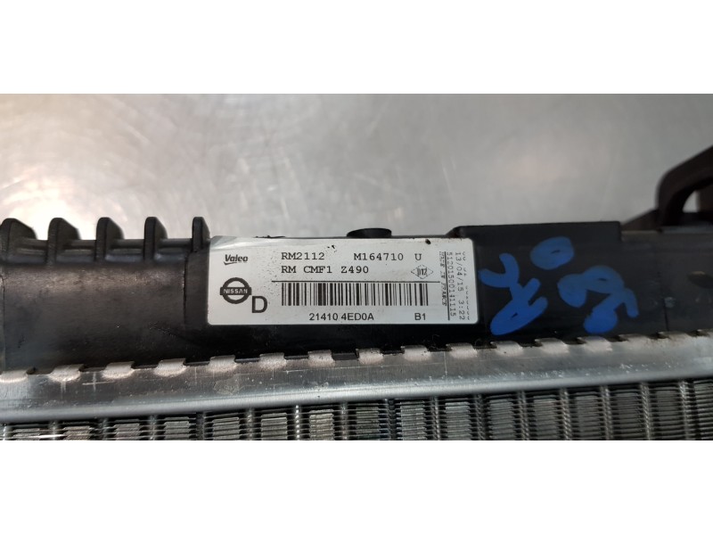 Recambio de radiador agua para nissan qashqai (j11) acenta referencia OEM IAM 214104ED0A  