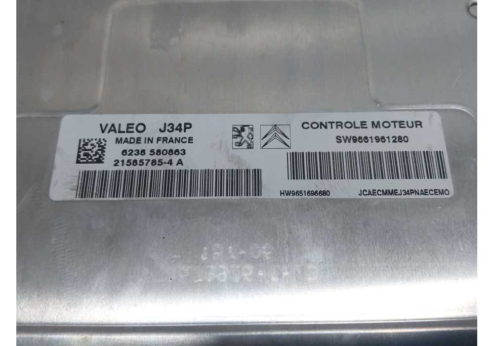 Recambio de centralita motor uce para peugeot 207/207+ (wa_, wc_) 1.4 referencia OEM IAM   