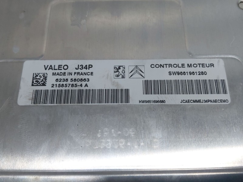 Recambio de centralita motor uce para peugeot 207/207+ (wa_, wc_) 1.4 referencia OEM IAM   