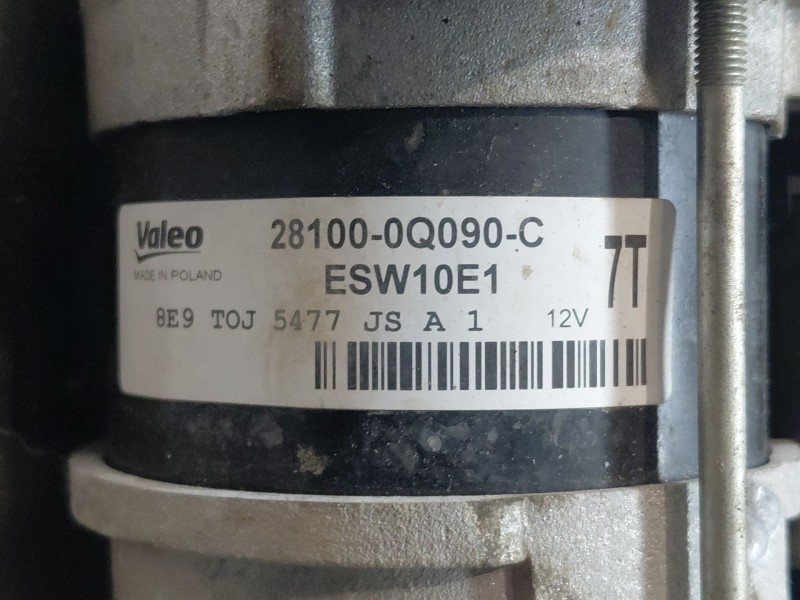 Recambio de motor arranque para peugeot 108 1.0 vti 72 referencia OEM IAM 281000Q090  