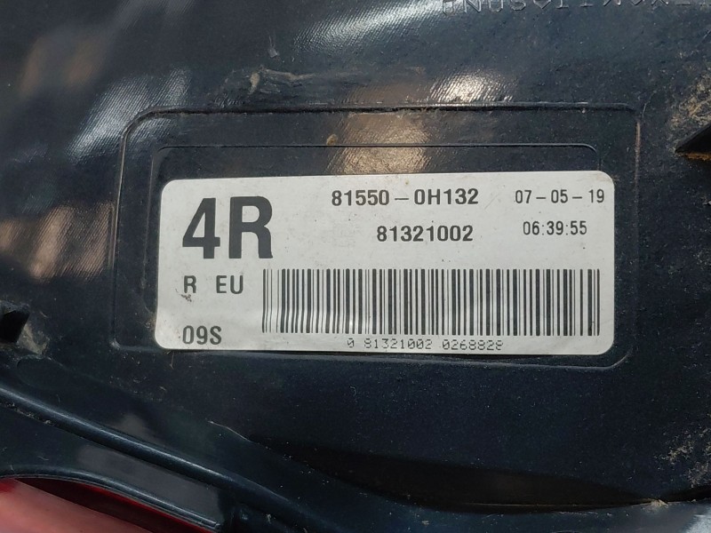 Recambio de piloto trasero derecho para peugeot 108 1.0 vti 72 referencia OEM IAM B001031180 815500H132 
