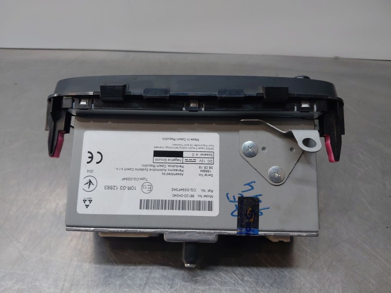 Recambio de sistema audio / radio cd para peugeot 108 1.0 vti 72 referencia OEM IAM B000792380 861200H040 