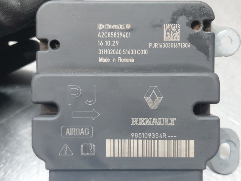Recambio de centralita airbag para dacia lodgy xplore referencia OEM IAM 985109354R  
