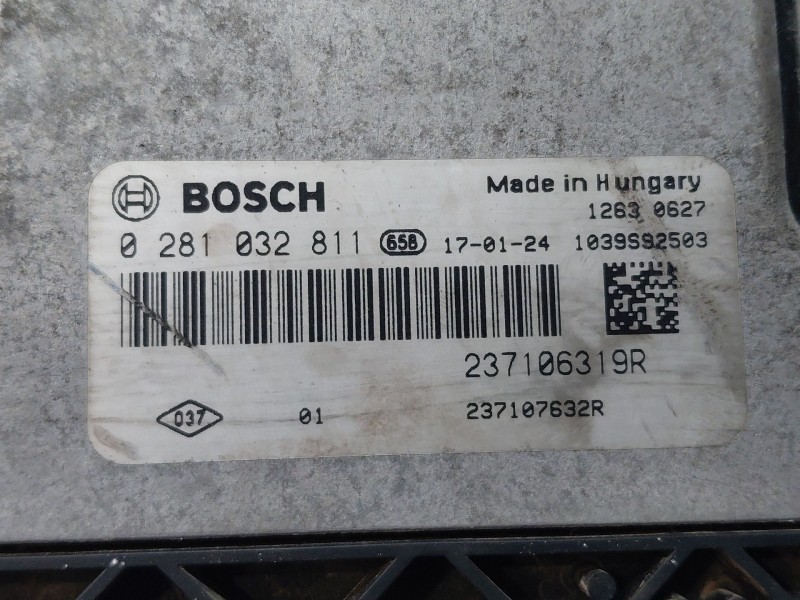 Recambio de centralita motor uce para dacia lodgy xplore referencia OEM IAM 237106319R 0281032811 