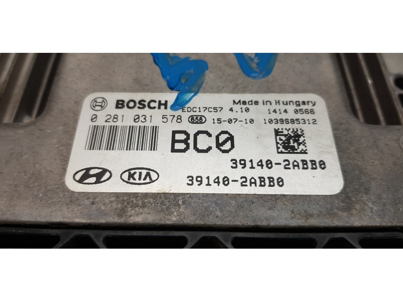 Recambio de centralita motor uce para hyundai tucson essence bluedrive 2wd referencia OEM IAM 391402ABB0  