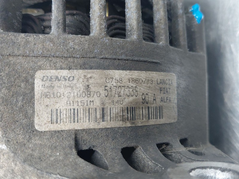 Recambio de alternador para fiat bravo (198) active referencia OEM IAM 51727338  