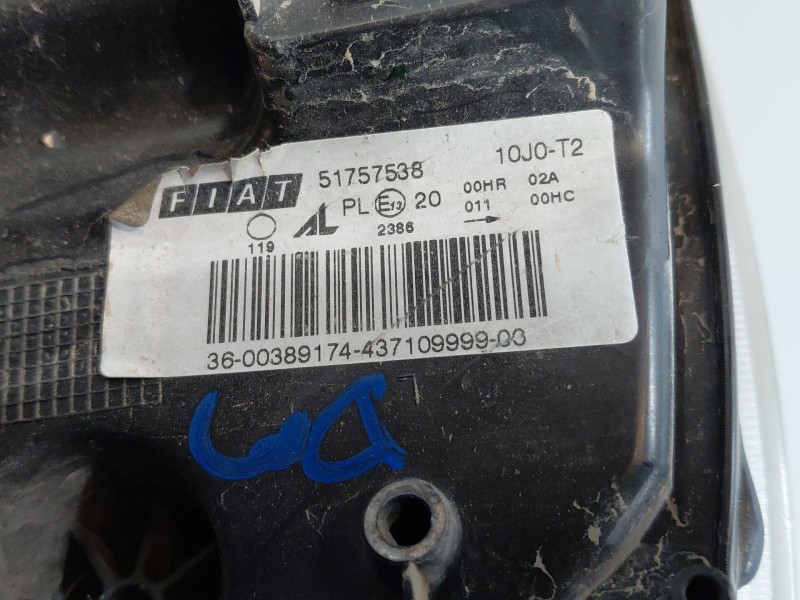 Recambio de faro izquierdo para fiat bravo ii (198_) 1.9 d multijet (198axc1b) referencia OEM IAM   