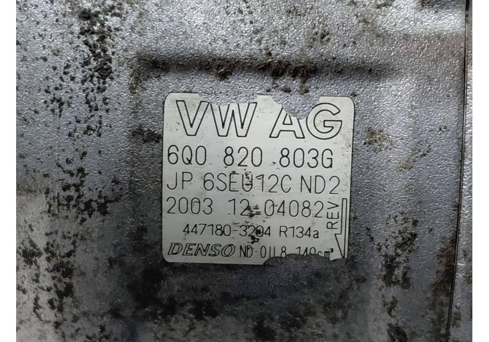 Recambio de compresor aire acondicionado para volkswagen polo iv (9n_, 9a_) 1.2 12v referencia OEM IAM   