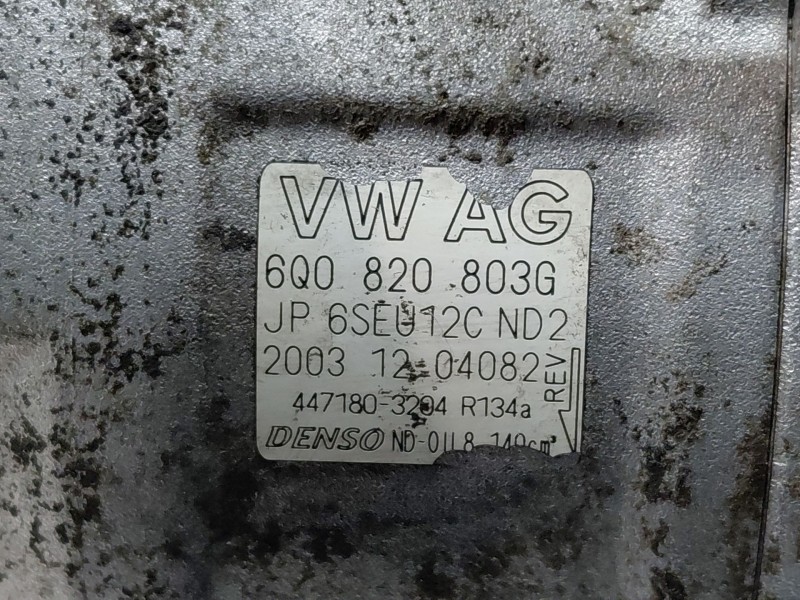 Recambio de compresor aire acondicionado para volkswagen polo iv (9n_, 9a_) 1.2 12v referencia OEM IAM   