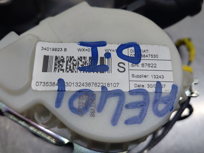 Recambio de cinturon seguridad delantero izquierdo para fiat bravo (198) active referencia OEM IAM 735440819  