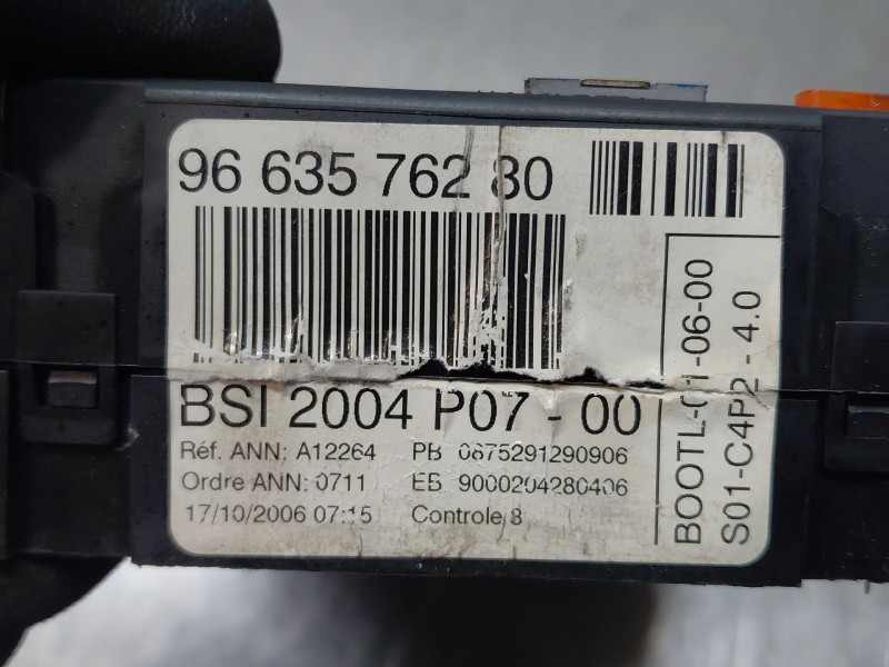 Recambio de caja reles / fusibles para citroën c3 i (fc_, fn_) 1.4 hdi referencia OEM IAM 9663576280  