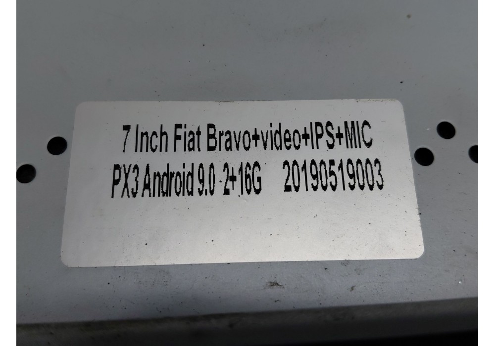 Recambio de sistema audio / radio cd para fiat bravo ii (198_) 1.9 d multijet (198axc1b) referencia OEM IAM   