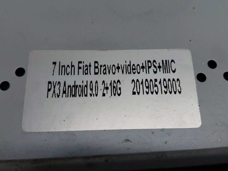 Recambio de sistema audio / radio cd para fiat bravo ii (198_) 1.9 d multijet (198axc1b) referencia OEM IAM   