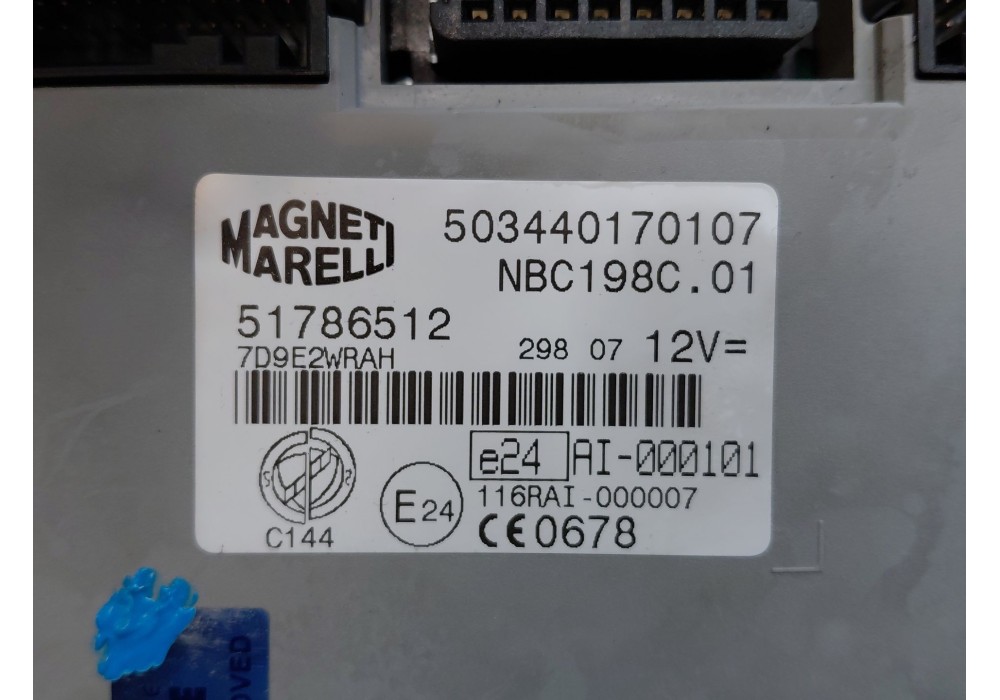 Recambio de modulo confort para fiat bravo ii (198_) 1.9 d multijet (198axc1b) referencia OEM IAM 51786512  