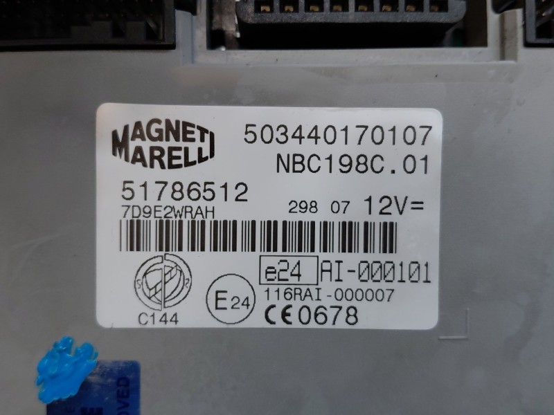 Recambio de modulo confort para fiat bravo ii (198_) 1.9 d multijet (198axc1b) referencia OEM IAM 51786512  