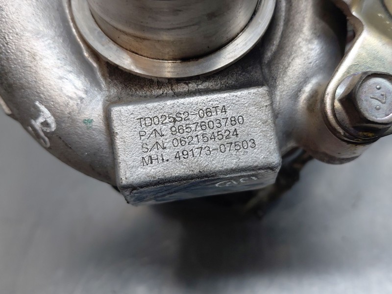 Recambio de turbocompresor para citroën c4 coupé (la_) 1.6 hdi referencia OEM IAM 0375J0 9657603780 