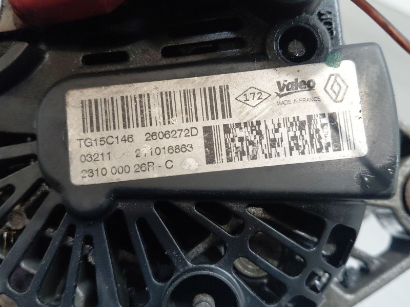 Recambio de alternador para renault megane iii grandtour (kz0/1) 1.5 dci referencia OEM IAM 231000026R  