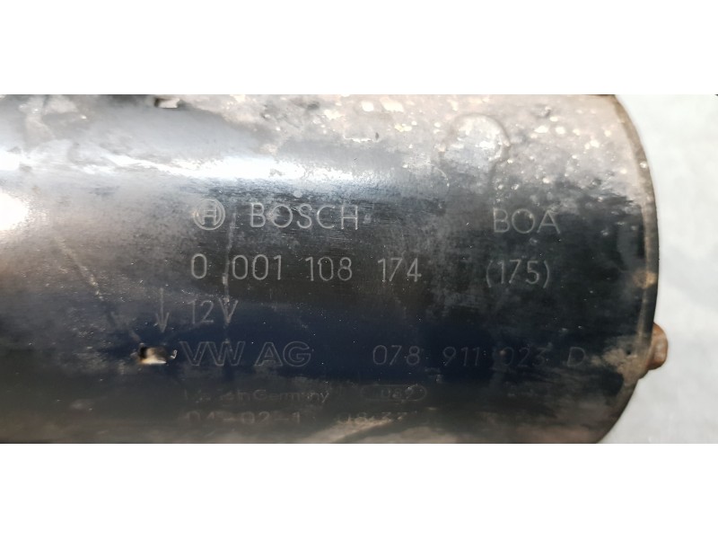 Recambio de motor arranque para audi a4 berlina (8e) 2.4 referencia OEM IAM 078911023D   Recambio de motor arranque para audi a4 berlina (8e) 2.4 referencia OEM IAM 078911023D