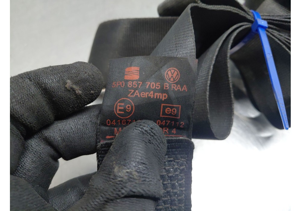 Recambio de cinturon seguridad delantero izquierdo para seat altea xl (5p5, 5p8) 1.6 tdi referencia OEM IAM 5P0857705BRAA  