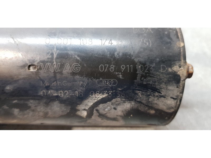 Recambio de motor arranque para audi a4 berlina (8e) 2.4 referencia OEM IAM 078911023D   Recambio de motor arranque para audi a4 berlina (8e) 2.4 referencia OEM IAM 078911023D