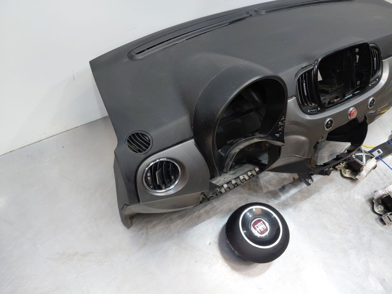 Recambio de kit airbag para fiat 500 dolcevita referencia OEM IAM 735640004  