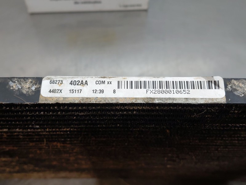 Recambio de condensador / radiador aire acondicionado para jeep compass ii multiair referencia OEM IAM 68273402AA  