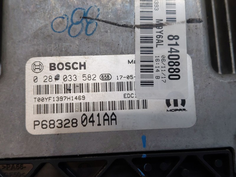 Recambio de centralita motor uce para jeep compass ii multiair referencia OEM IAM P68328041AA 0281033582 