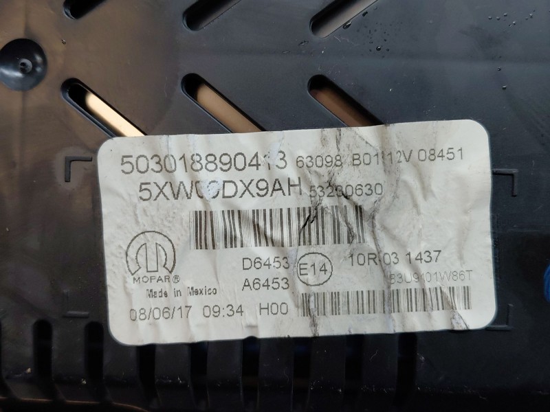 Recambio de cuadro instrumentos para jeep compass ii multiair referencia OEM IAM 503018890413  