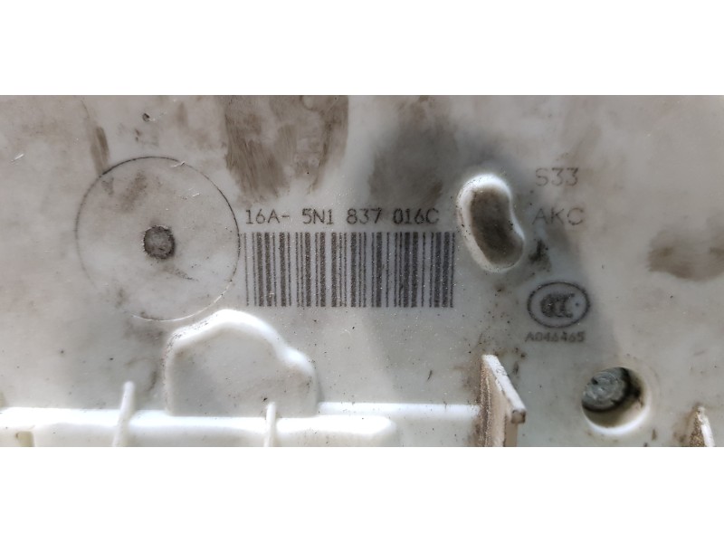 Recambio de cerradura puerta delantera derecha para skoda superb combi (3t5) elegance referencia OEM IAM 5N1837016C  