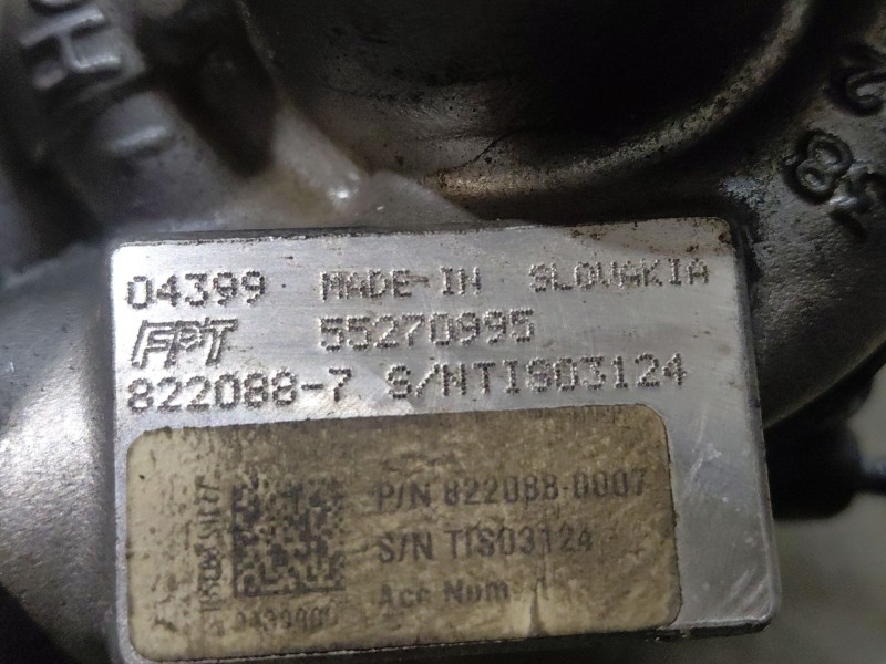 Recambio de turbocompresor para peugeot bipper (aa_) 1.3 hdi 80 / bluehdi 80 referencia OEM IAM 55270995  